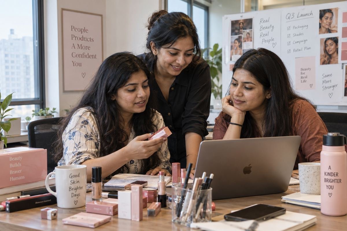 The BEMIHUB MAKEUP team planning courses together